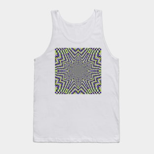 Optical art, moving pattern illusion Tank Top